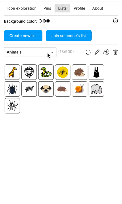 Quiver Figma plugin demo - Lists