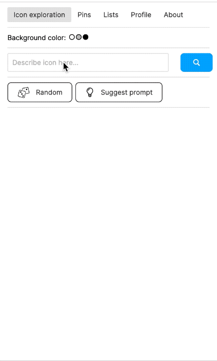 Quiver Figma plugin demo - Prompt Search